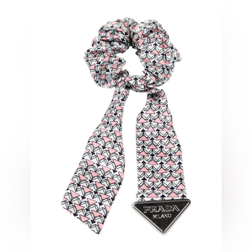 Prada NIB Dubai Catwalk Hair Scarf Scrunchie